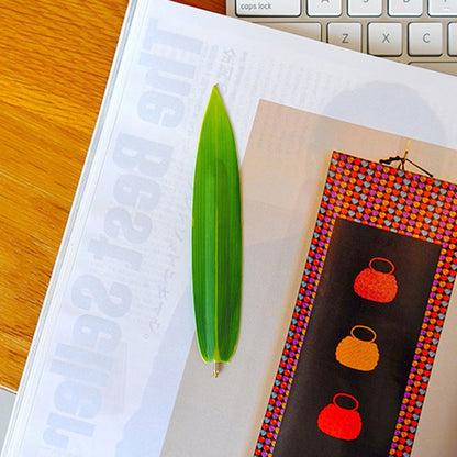 Leaf Bookmark Ball Pen