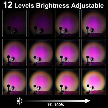 APP/Remote Control Sunset Lamp Rainbow Sunset Lamp