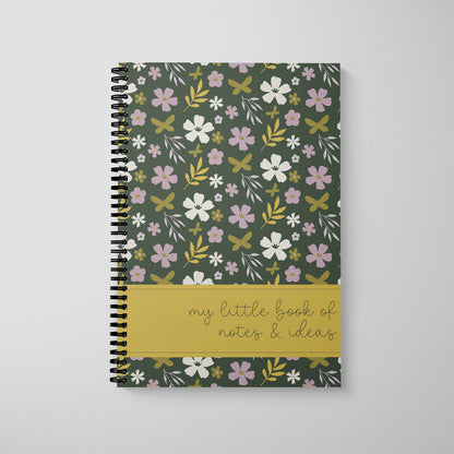 Vintage Floral Notebook