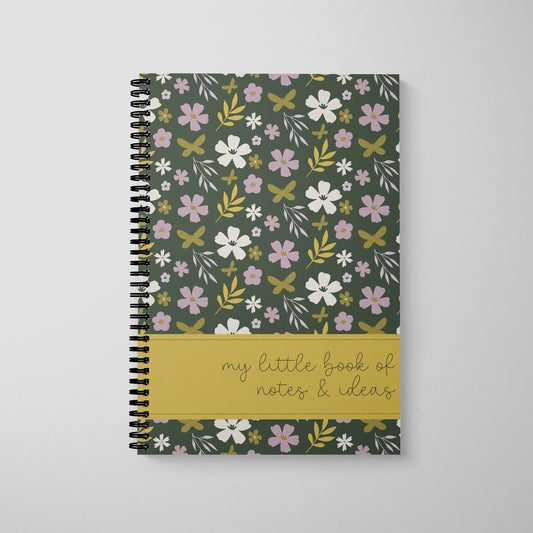 Vintage Floral Notebook