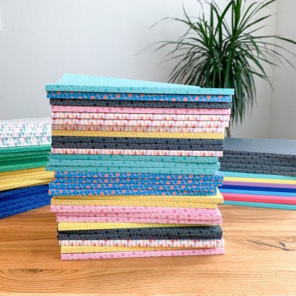 Dotted notebook, 108 page, soft touch cover, A4/A5/A5 pad, 24 color