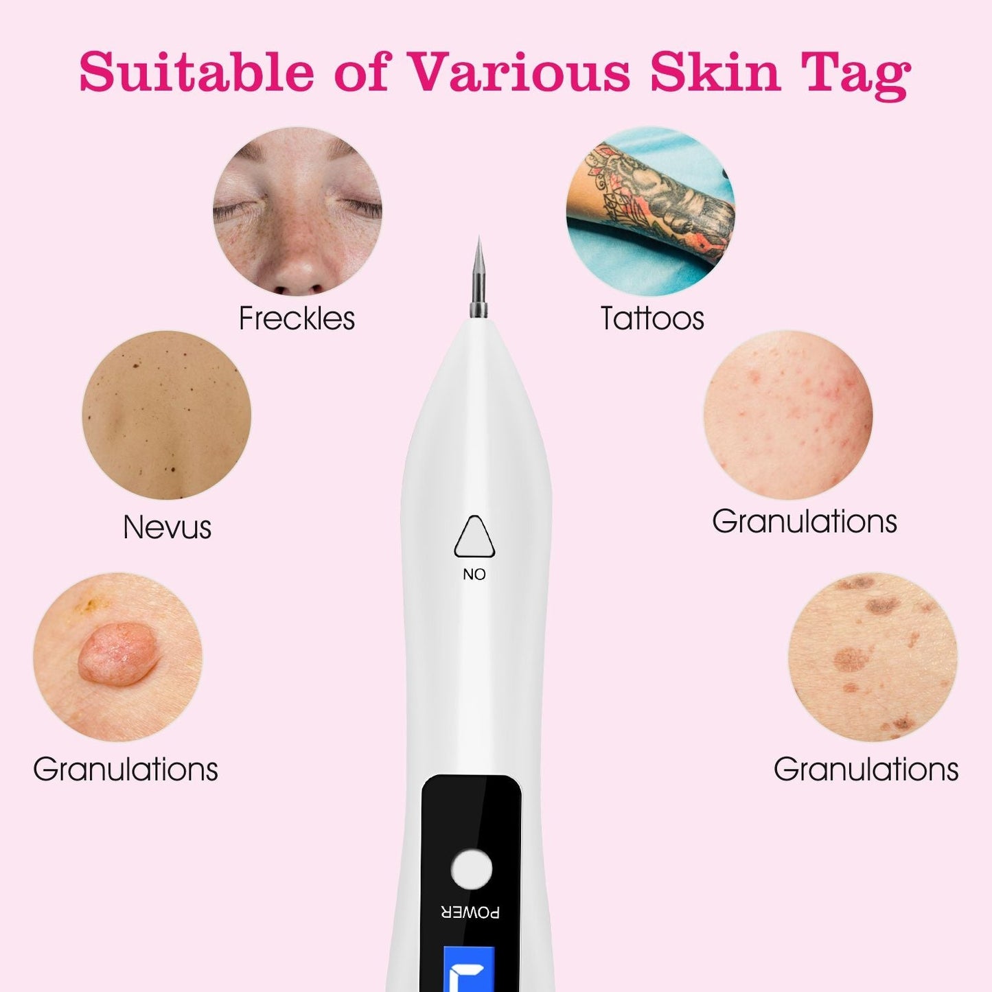 Skin Tag Repair Kit Portable Beauty Equipment Multi-Level with Home