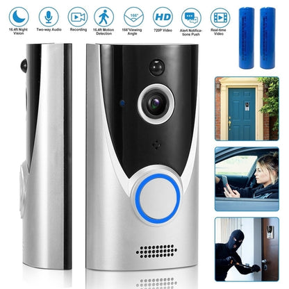 WiFi Video Doorbell Wireless Door Bell 720P HD WiFi Security Camera