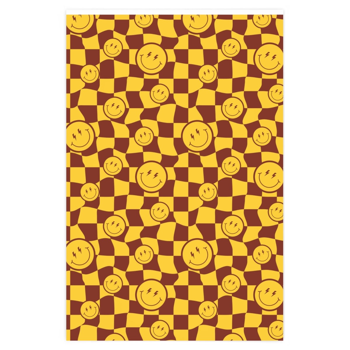 Distorted Smiley Wrapping Paper