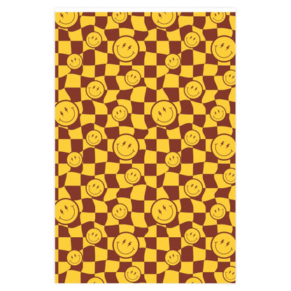 Distorted Smiley Wrapping Paper