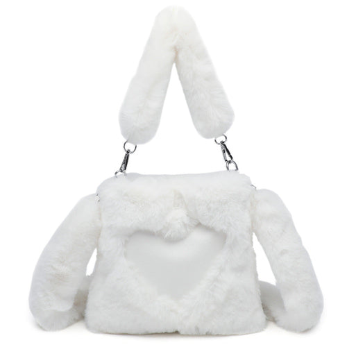 Women Fluffy Shoulder Bag Top-handle Bag Female Autumn Winter Handbag