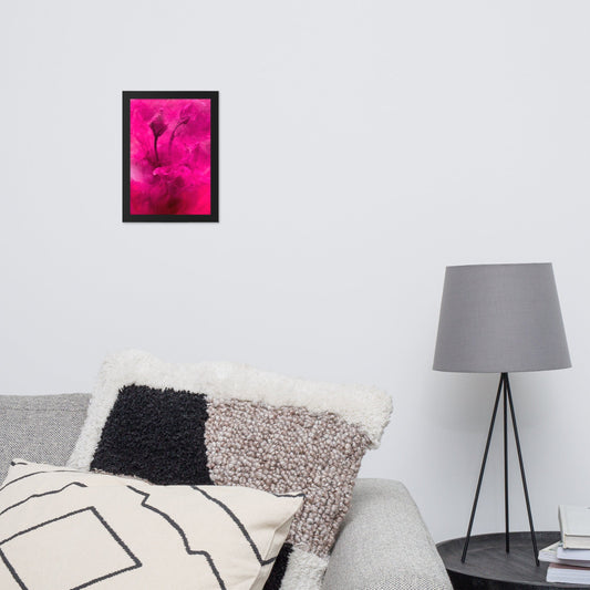 Sweet Rose Framed matte paper poster