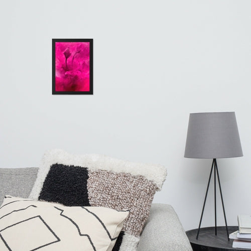 Sweet Rose Framed matte paper poster