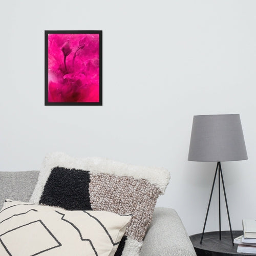 Sweet Rose Framed matte paper poster