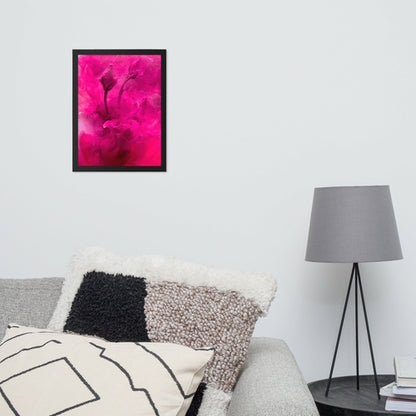 Sweet Rose Framed matte paper poster
