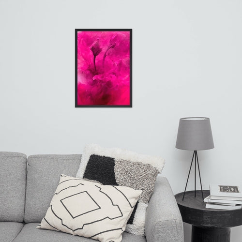 Sweet Rose Framed matte paper poster