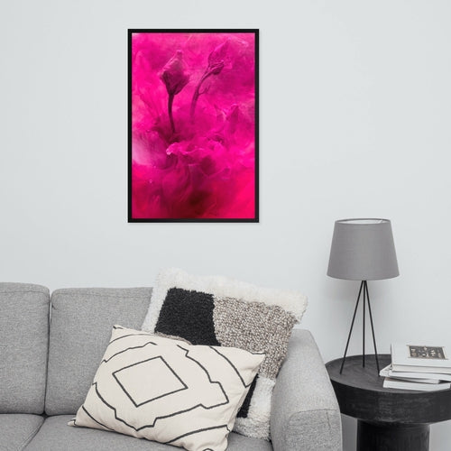 Sweet Rose Framed matte paper poster