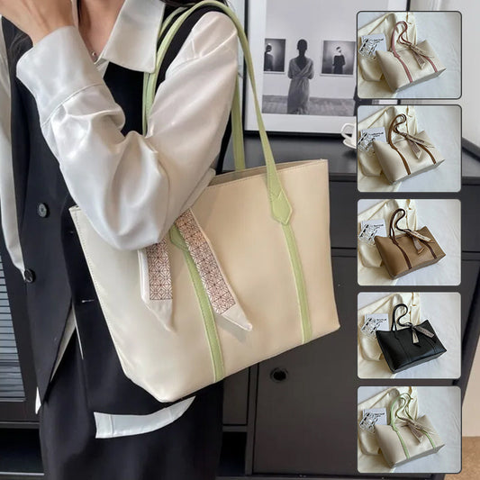 New And Simple Tote Bag Large Capacity Casual Versatile Bucket Fashion