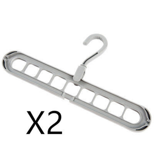 9-hole Clothes Hanger Organizer Space Saving Hanger Multi-function