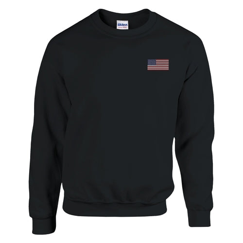 Sweat-shirt Drapeau des États-Unis en broderie