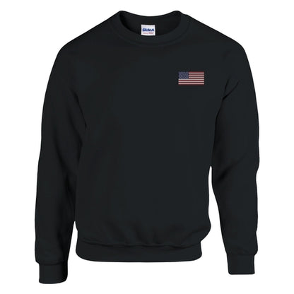 Sweat-shirt Drapeau des États-Unis en broderie