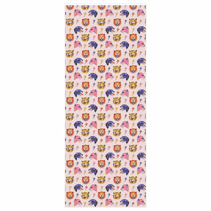 Pretty Roaring Animals Wrapping Paper