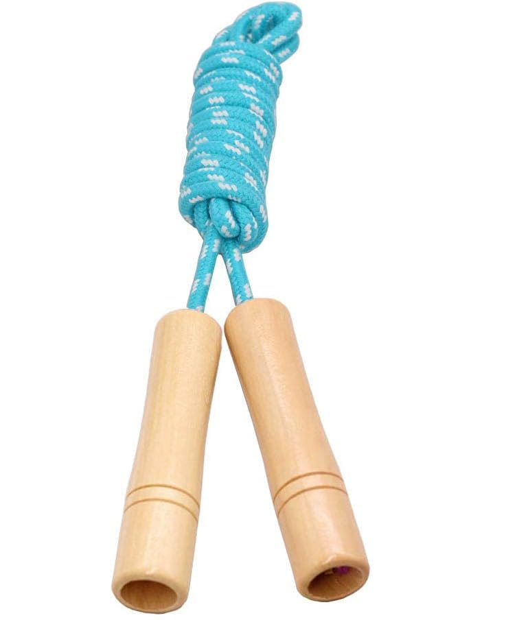 Cotton Jump Rope for Kids, Adjustable Toddler Skipping Rope
