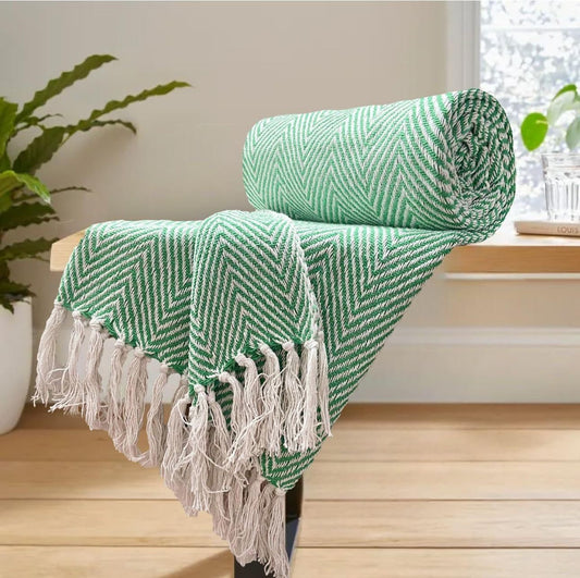 AJAYAN Soft Throw Blanket for Living Room, Sofa, Bed, Chair, Picnic &