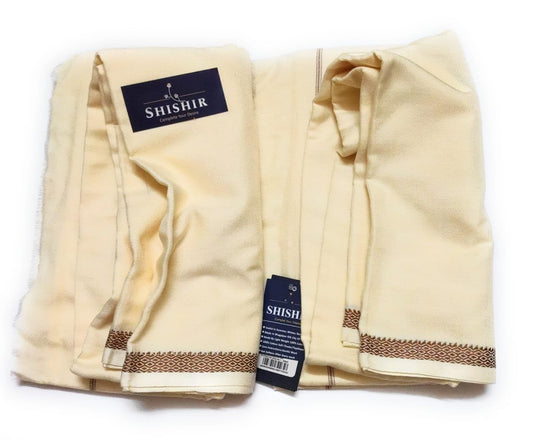 SHISHIR Bhagalpuri 100% Cotton Thin Blanket Pack of 2