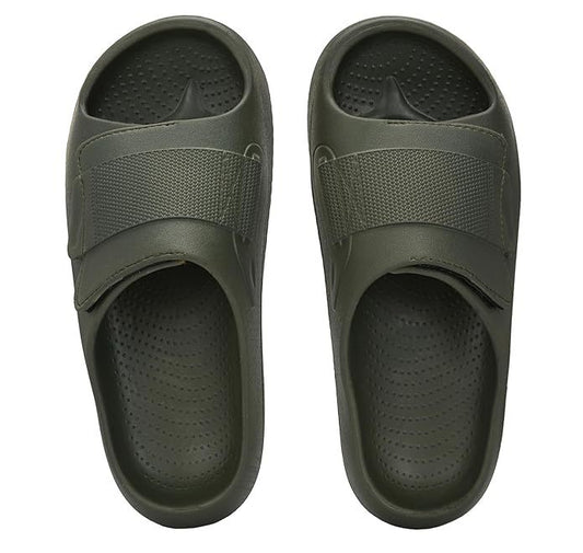 AFROJACK Men's Classic Slide Slippers Green