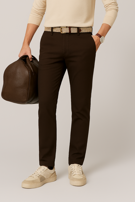 Trouser for Men-Maroon (Size-S) | D206