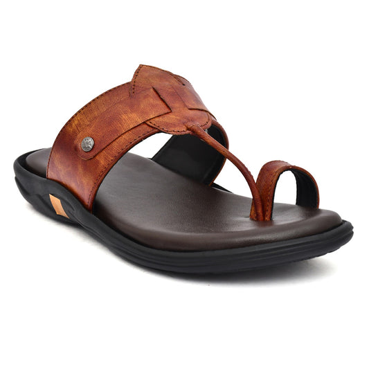 Men Super Fit And Comfort Slipper (Size-UK-10) (Color-BROWN)
