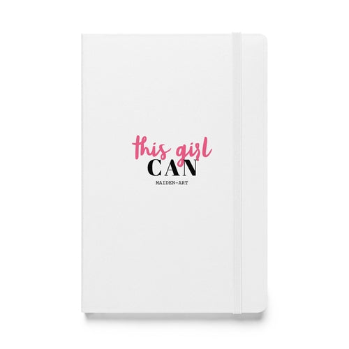 This Girl Can Hardcover bound notebook - JournalBook - stationery