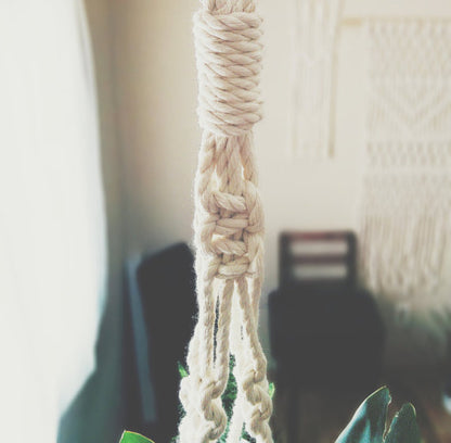 Macrame Plant Hanger, Hanging Planter,  Modern