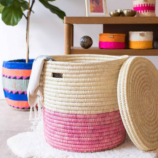 African handcrafted Laundry Basket