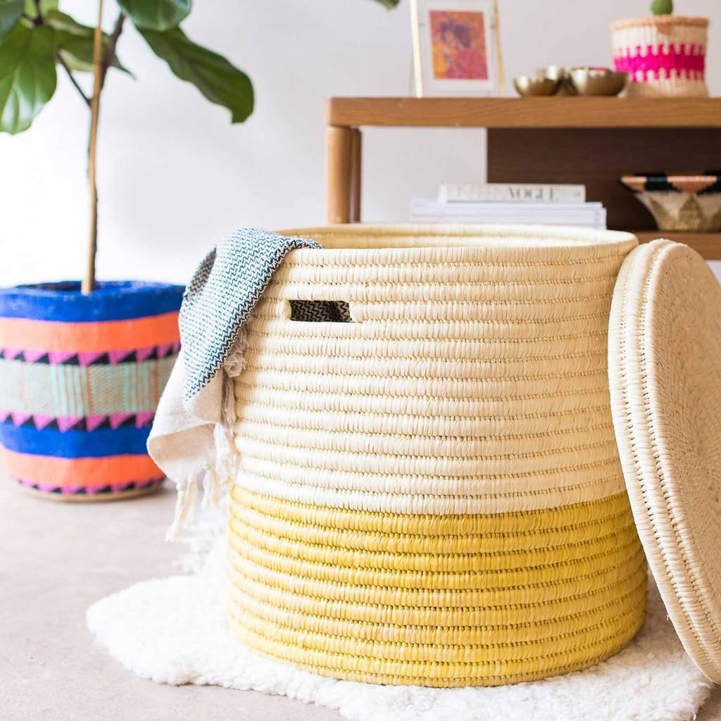 Handcrafted Laundry Baskets / African Basket