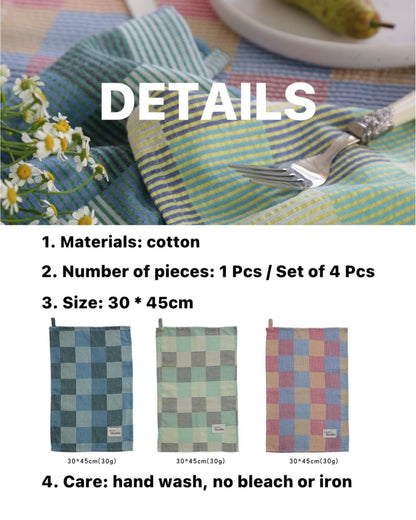 Pastel Checker Placemat for Dopamine Table Setting