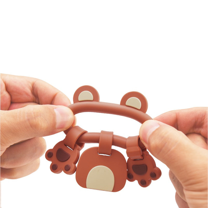 Baby Teething Toys – Teddy Bear Silicone Teething Sticks